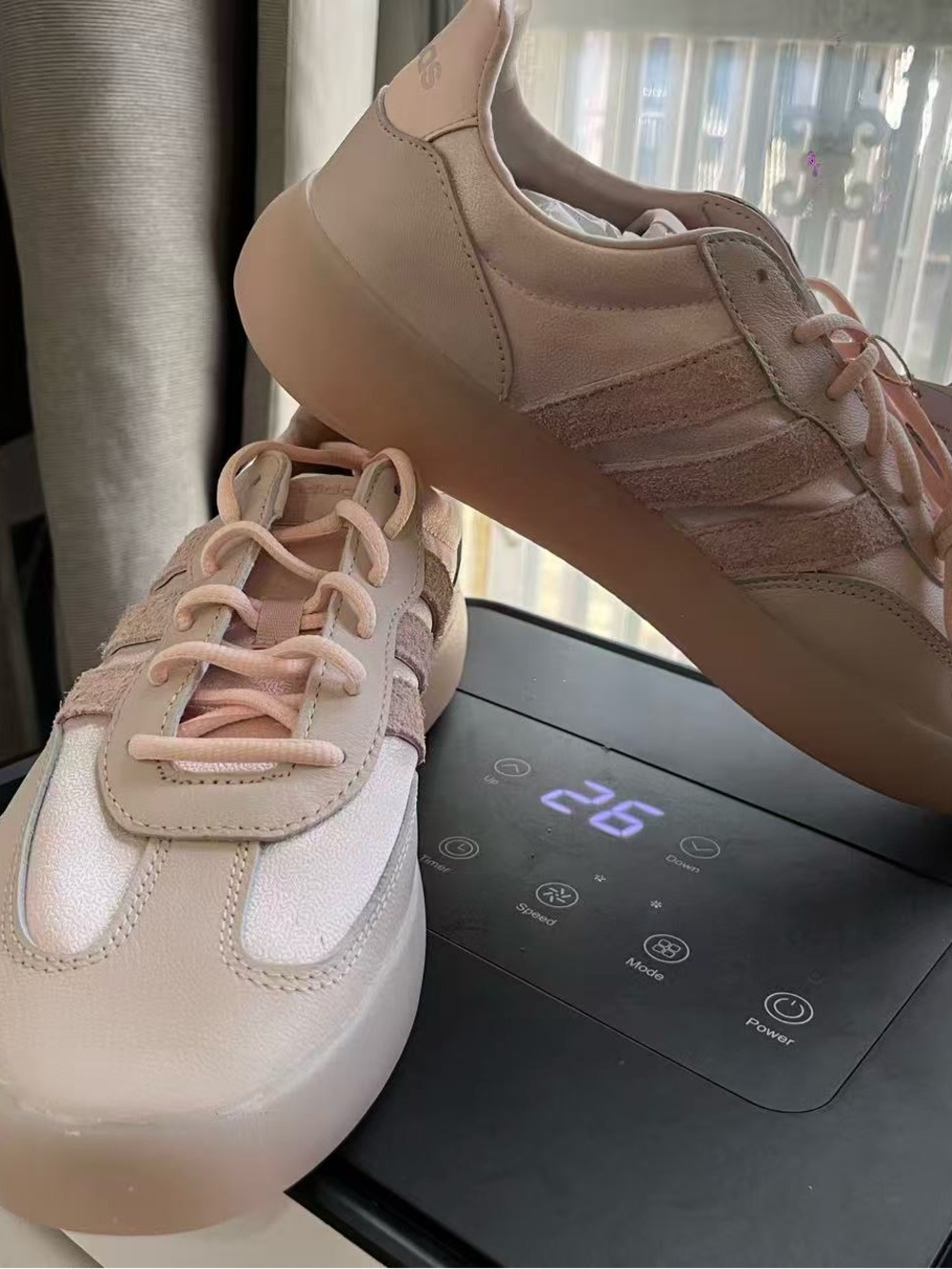 adidas Women's Platform Sneakers in Blush Pink
